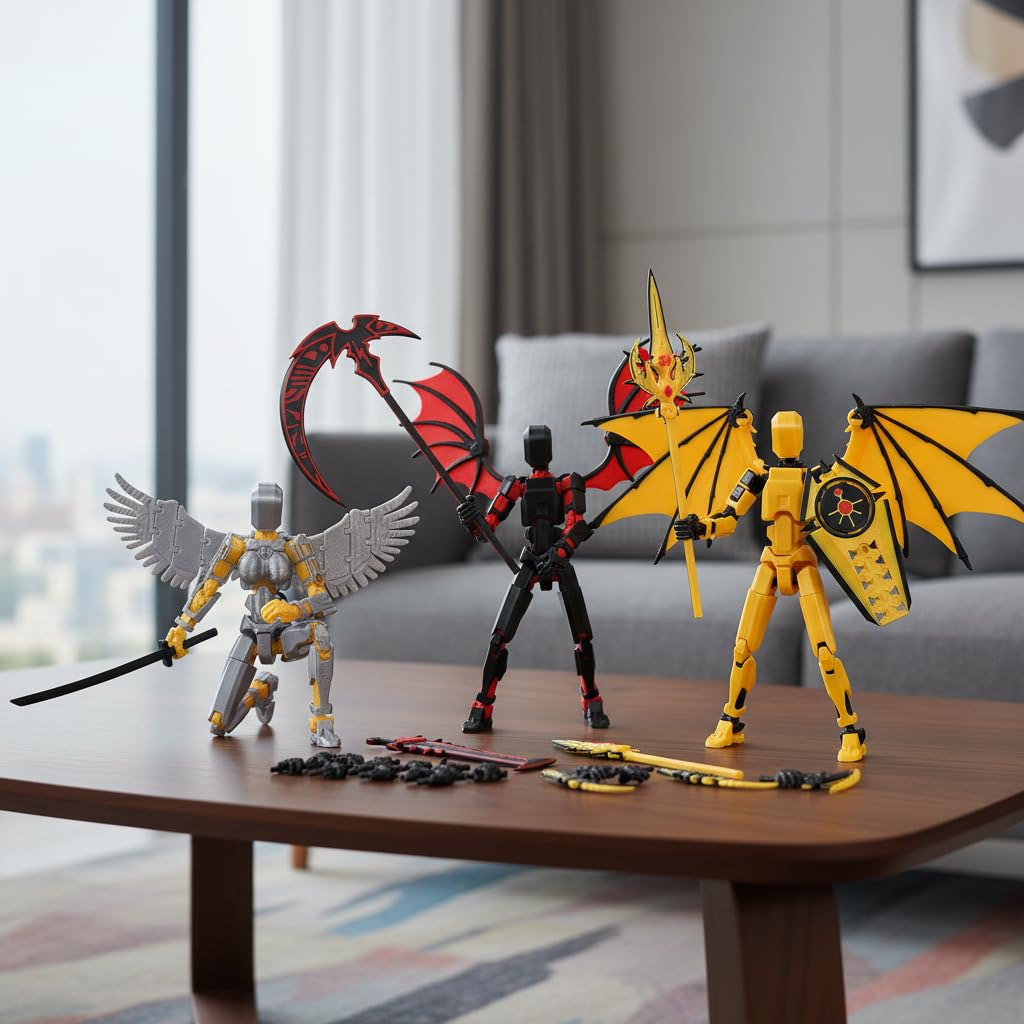 Amazon | T13アクションフィギュアセット&タイタン13おもちゃ5パック